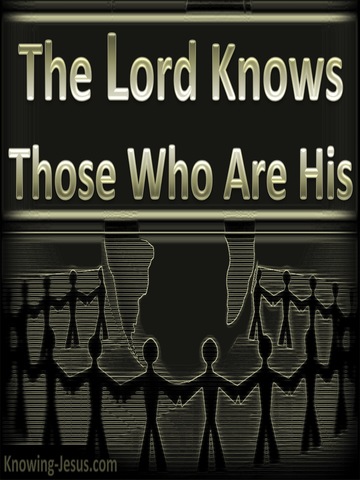 2 Timothy 2:19 The Lord Knows Those Who Are His (silver)